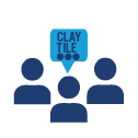 Social Media Clay Tile